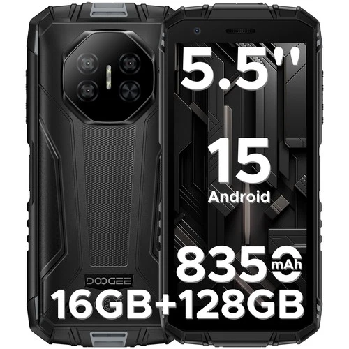 هاتف DOOGEE Fire3Pro الذكي القوي الذي يعمل بنظام Android 15 بسعة 16 جيجابايت + 128 جيجابايت مع معالج NFC بسعة 8350 مللي أمبير في الساعة