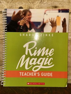Rime Magic Teacher's Guide Book By Sharon Zinke Scholastic