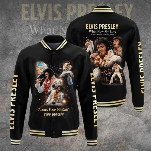 Elvis Presley Varsity Jacket GNE5329.6 For Men Women Gift - product listing photo