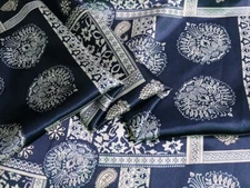 Scarf Scarves Oblong Neckerchief Wild Rag Western Bandana Silky 12x42"