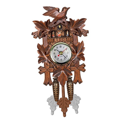 Antico Orologio a Cucù Movimento al Quarzo Orologio da Parete Casa Ottimo Regalo - Foto 7 di 7