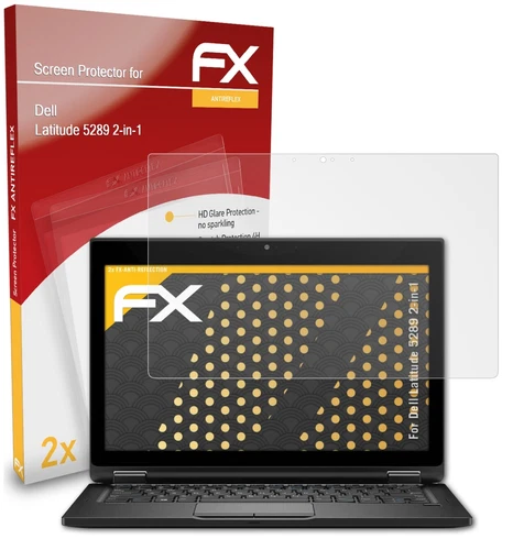 atFoliX 2x Film Protection d'écran pour Dell Latitude 5289 2-in-1 mat&antichoc