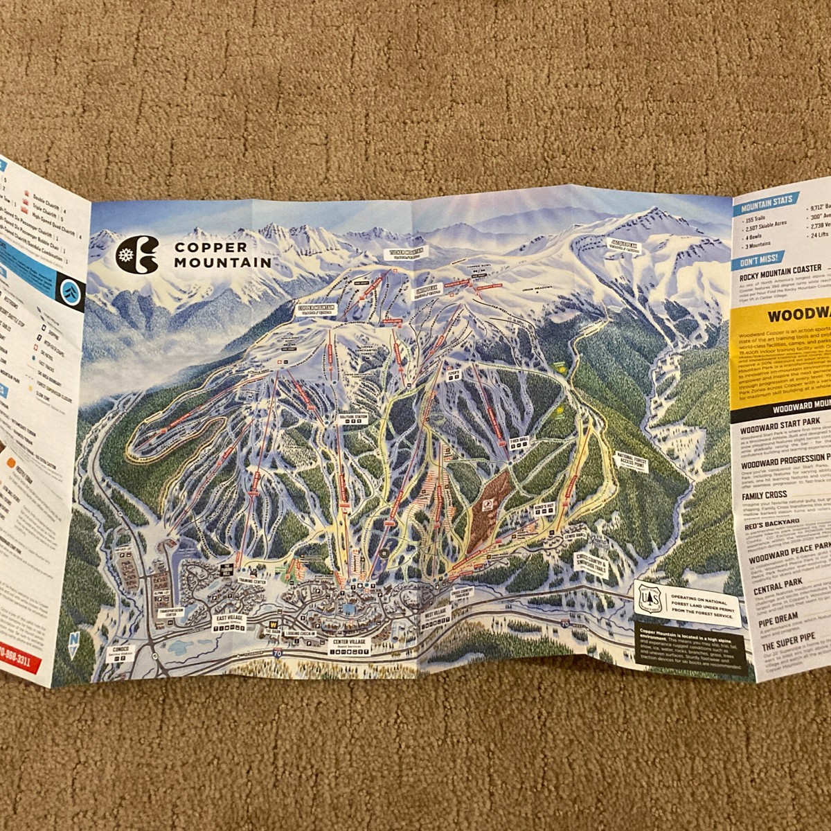 Snowmass Mountain Map
