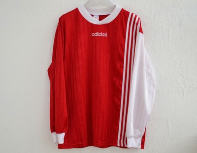 red long sleeve adidas shirt