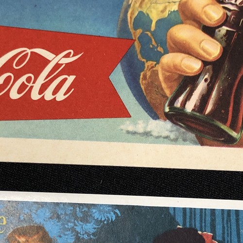 Vintage 1942, 1956, & 50s Coke Cola advertising blotters Very Clean Items - Picture 11 of 18