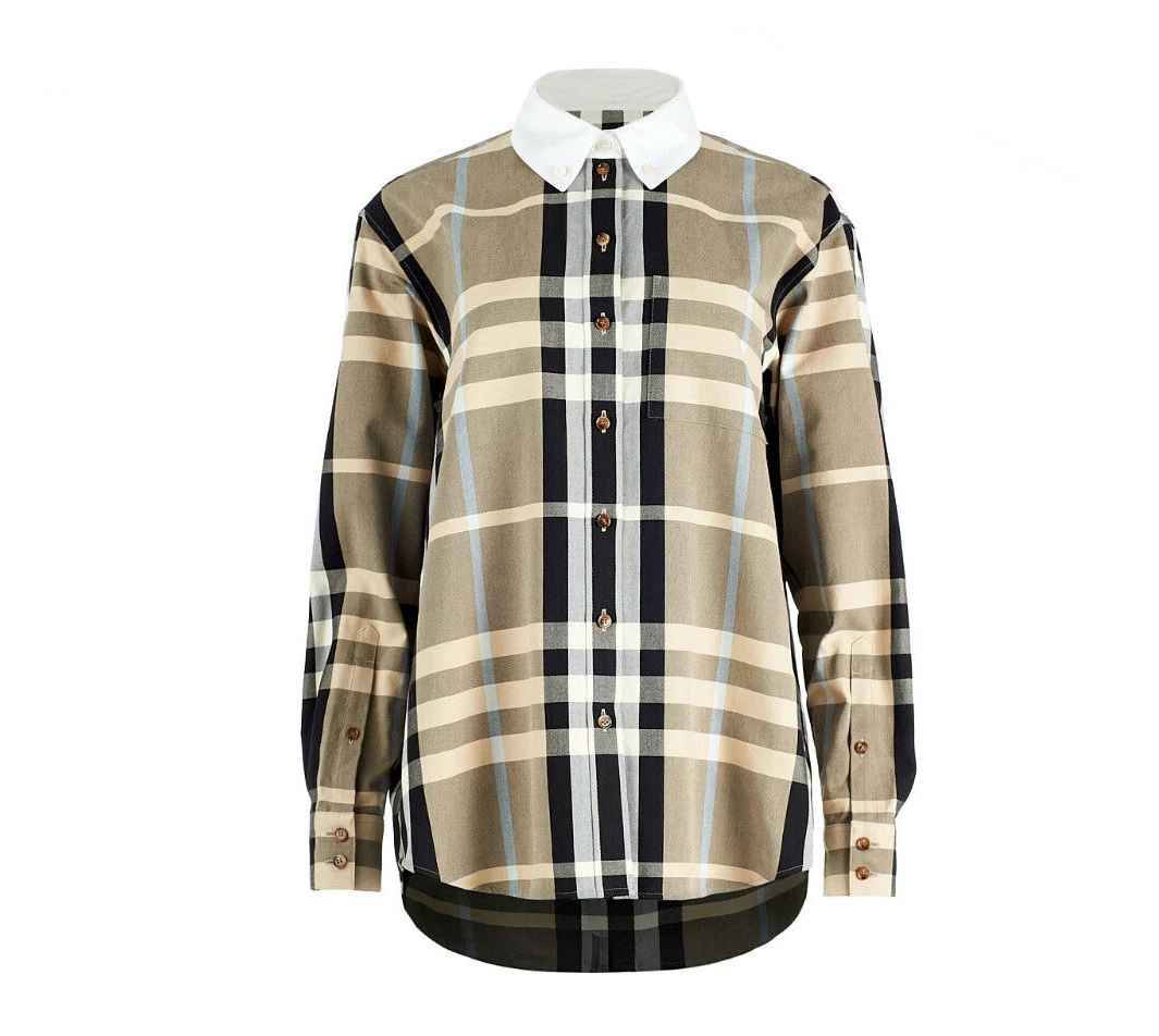 Burberry print best sale top