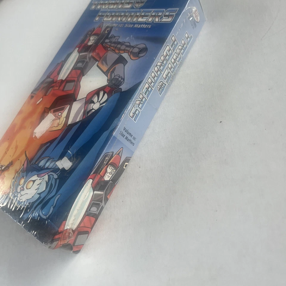 Transformers (VHS, 2000) Animated Vol 12 Size Matters Factory Sealed New Tape  - Image 4 of 4