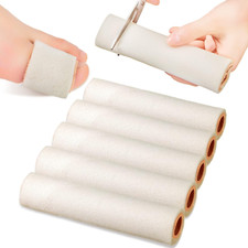 Tondiamo 6 Pieces Foam Toe Protector Sleeves Foam Bandages Tube Toe Cushion for