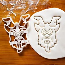 Realistic Krampus Cookie Cutter - Christmas Krampusnacht Saint Nicholas Day