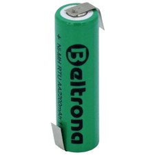Beltrona BELRTUAAZ RTUAAZ Battery Rechargeable NiMH AA 1.2V 2200mAh Z Tabs 11.59 per battery