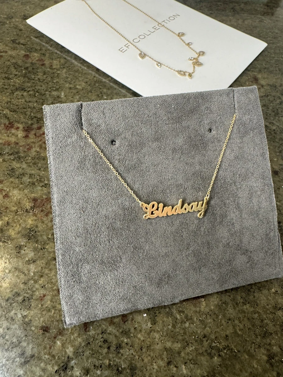 Kay jewelers hotsell nameplate necklace