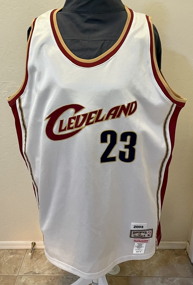 【オーセンティック】CAVALIERS 2003 レブロン　Lサイズ Reebok Lebron James 23 Cleveland Cavaliers 2003 Rookie