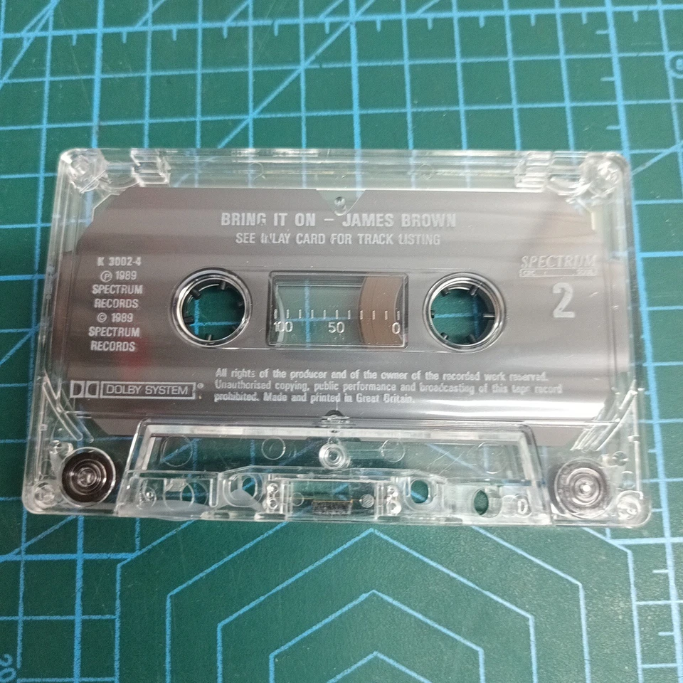 James Brown Bring it on Cassette Tape Funk Soul k3002-4 Spectrum Foto 4 de 4