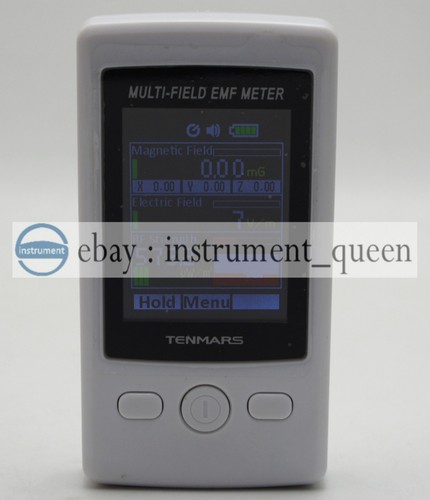 TENMARS TM-190 EMF Meter Gauss 3-axis Magnetic Electric RF Field Strenght - Picture 2 of 8