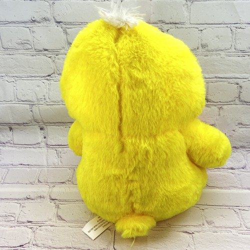 Yellow Duck Easter Plush Stuffed Animal with Bow 12 inch - Picture 7 of 13