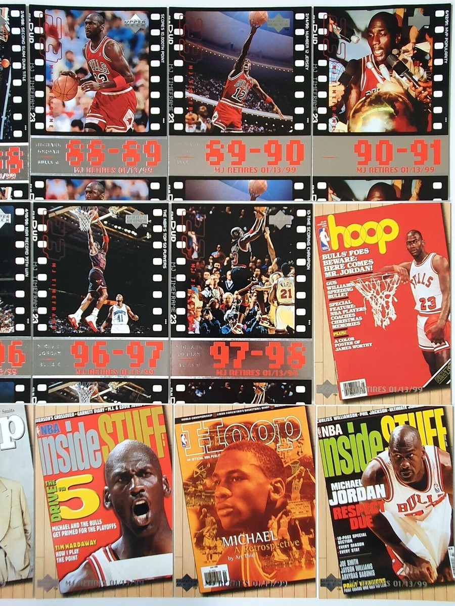 1999 Upper Deck Michael Jordan Retirement CARD SET (Complete 23