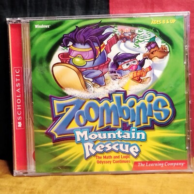 Zoombinis: Mountain Rescue (PC Win 95/98/2000/XP, CD-ROM, 2001, TLC) - Brand New