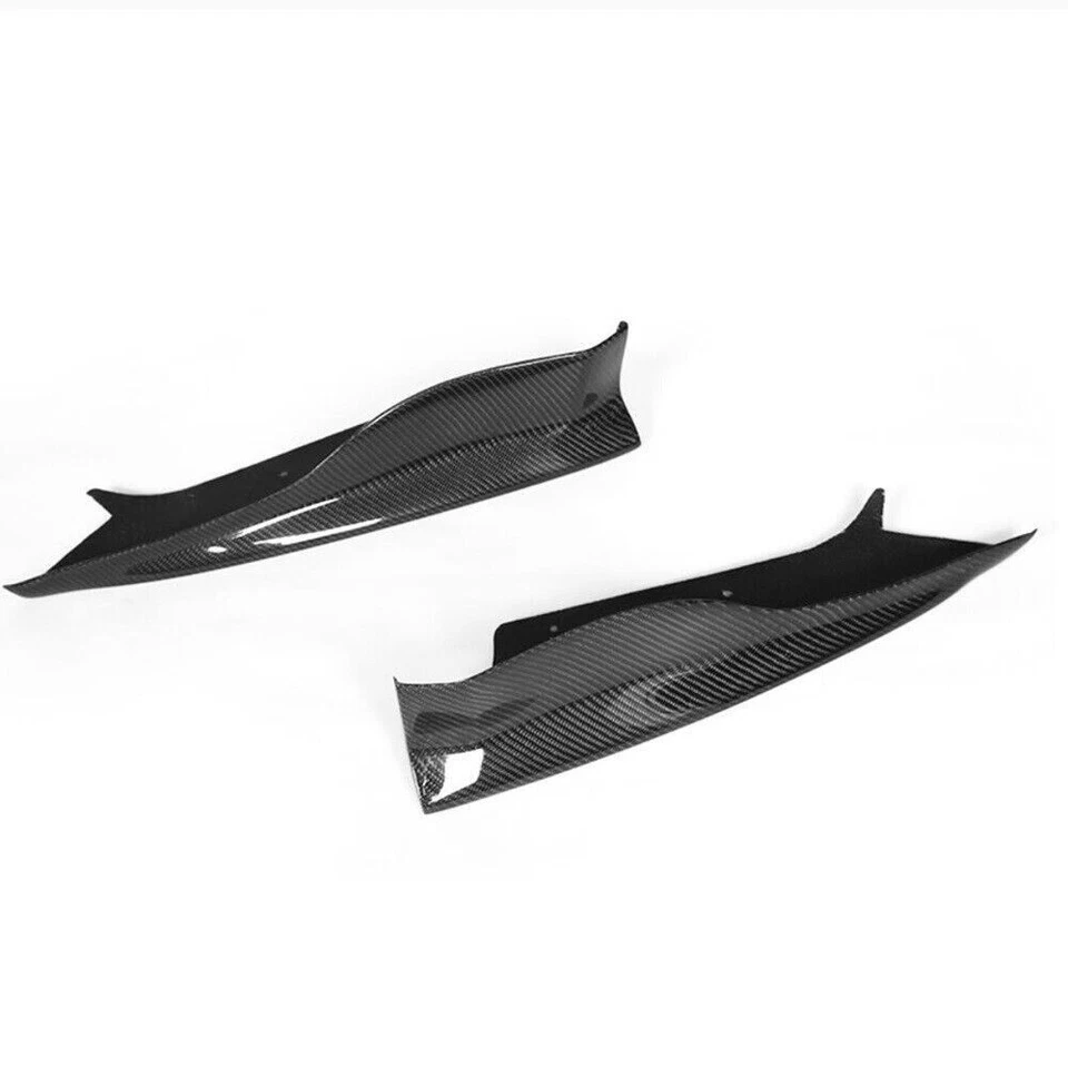 2PCS Carbon Fiber Car Rear Splitter Lips For BMW 1 Series E82 M Coupe 2011-2018 — 第 3/4 张图片
