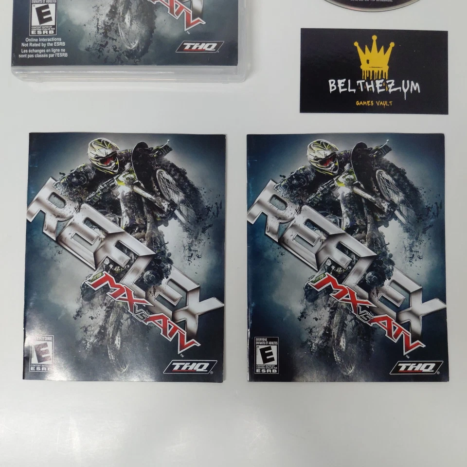MX vs. ATV Reflex (Sony Playstation 3, 2009) CIB EN+FR Manuals - Image 4 of 4