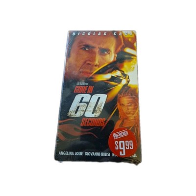 Vintage Gone in 60 Seconds VHS Tape NEW Sealed