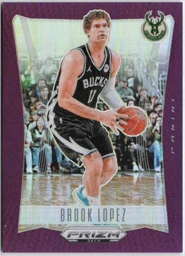 2023 Panini Prizm Deca Basketball Purple Brook Lopez #217
