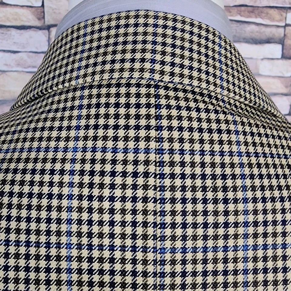 Abrigo Blazer Deportivo Jack Victor Para Hombre 44R Multicolor Cuadros Lana Canadá Foto 3 de 4