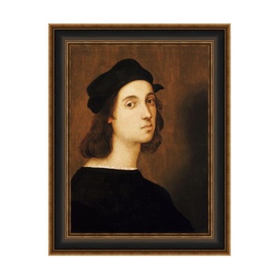 Framed Print Portrait of Raphael/Raffaello Sanzio by Raphael/Raffaello Sanzio