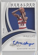 2021-22 Panini Immaculate Heralded Signatures 78/99 Elvin Hayes Auto HOF 1i8