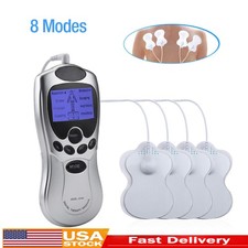 Electric Stimulation Pulse Muscle Massager Tens Unit Machine Therapy Pain Relief