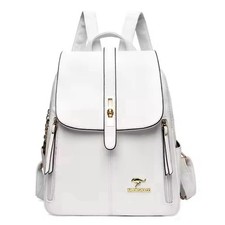 Luxury Women Leather Backpack Soft PU School Bag Travel Daypack Casual Rucksack