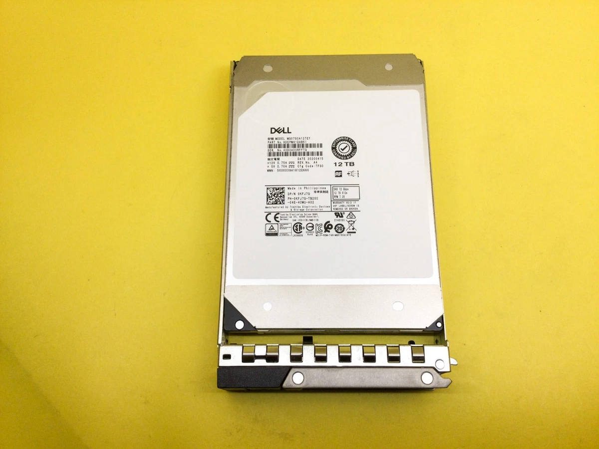 Dell SAS Internal Hard Disk Drives 12 TB Storage Capacity for sale