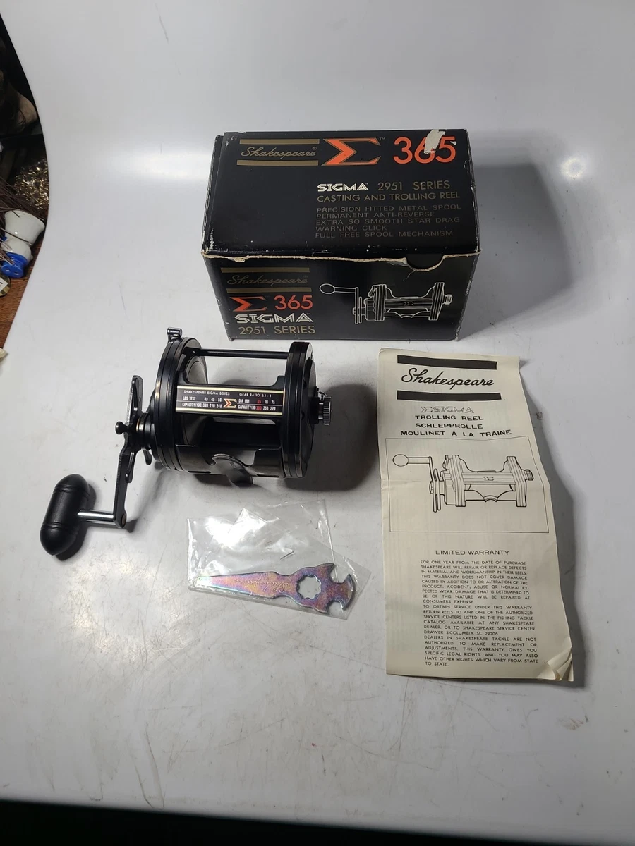 Shakespeare Sigma In Vintage Casting Fishing Reels for sale | eBay