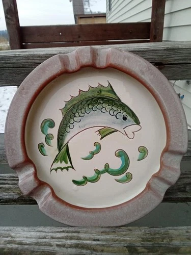 Vintage Stangl Pottery Ashtray Fish