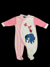 Vintage Disney Eeyore Piglet Butterfly One Piece Size Medium 12-17 LBS