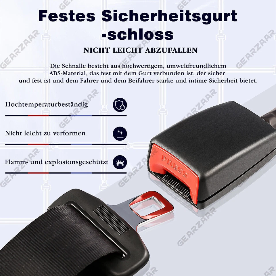 2 x 3 point seat belt lap belt automatic belt belt whip TÜV E test - Image 4 of 4