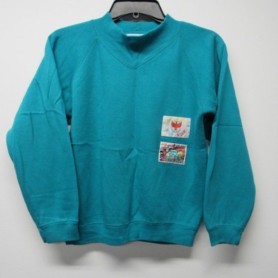 Vintage 1980 s Hush Puppies Naughty But Nice Classic Car Sweatshirt Kids sz L 14