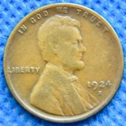1924-S  Lincoln Wheat Cent - Fine   #N955