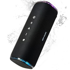 40W Portable Bluetooth Speaker, IPX7 Waterproof Wireless Outdoor Speaker, 25-...