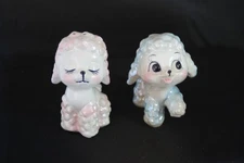 Vintage MCM Holt Howard Poodle Lamb Salt and Pepper Shakers Anthropomorphic