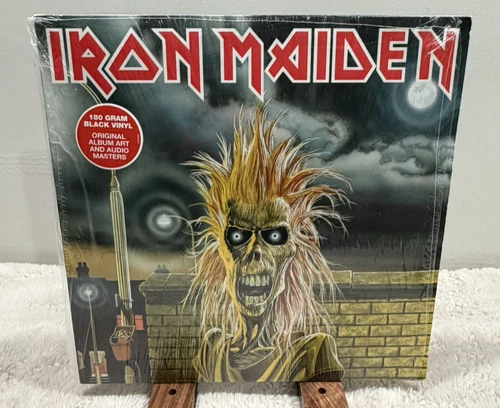 IRON MAIDEN SELF TITLED LP VINYL RECORD 180 gram vinyl 2014 remastered (opened)
