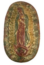 "Placa de terracota Nuestra Señora de Guadalupe Hecho en México 8"" X 13"""