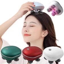 Electric Scalp Head Massager Red Light Therapy Relax Body Massage Tool Antistres