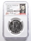 1964 Kennedy Half Dollar Type 1 Reverse Straight G PF68 NGC *4645