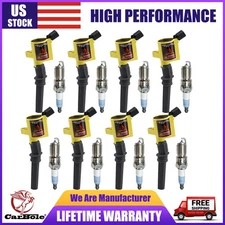 8X Spark Plug and Ignition Coil Pack for Ford F150 4.6L 5.4L FD503 DG508 SP479