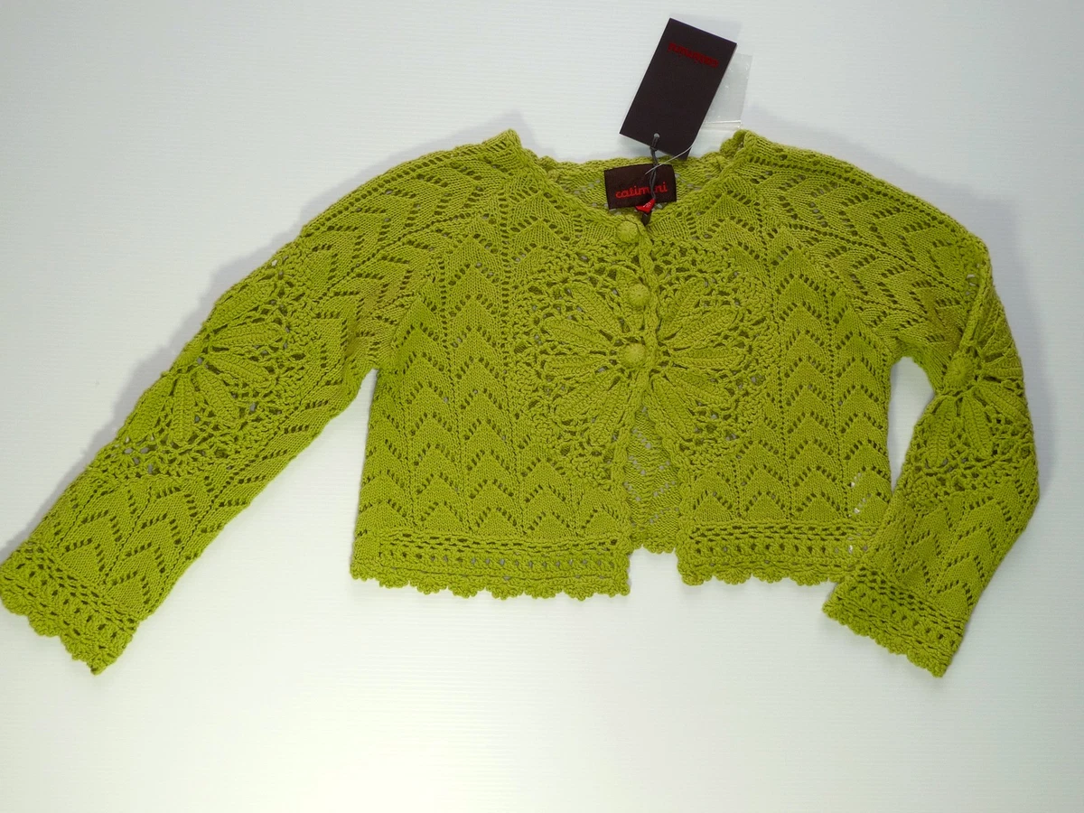 CATIMINI GILET EN COTON VERT 4 ANS NEUF eBay