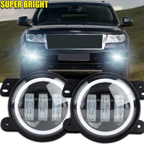 Par de luces antiniebla LED para parachoques aptas para Jeep Grand Cherokee 2011-2013 - Imagen 1 de 15