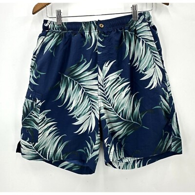 Tommy Bahama Swim Trunks Mens Tropical Mesh Lined Pockets