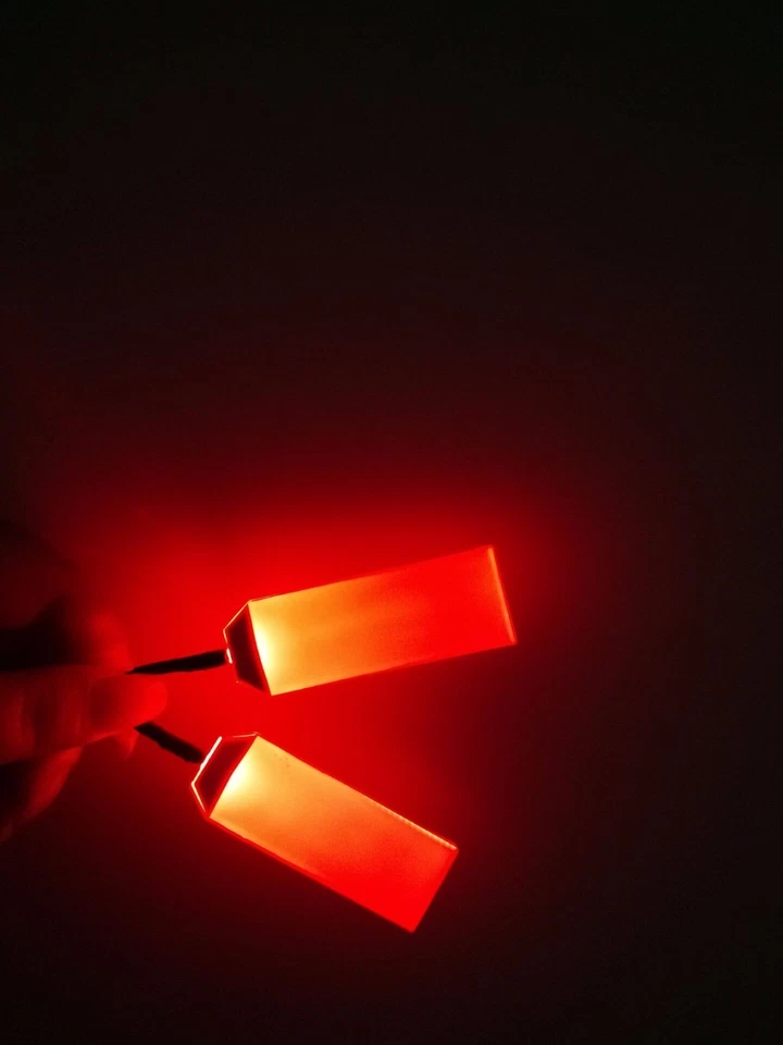 2019 1:1 Red Led Light Eyes For Ironman/ Batman/Black Panther Helmet Pumpkin DIY - Image 2 of 4