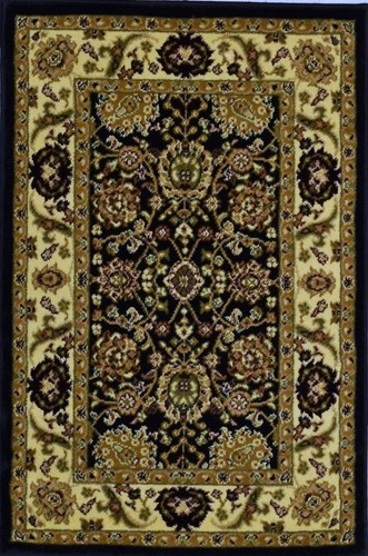 Rugs America New Vision 1332-blk Oriental Black Modern Charm Area Rug - Picture 4 of 7