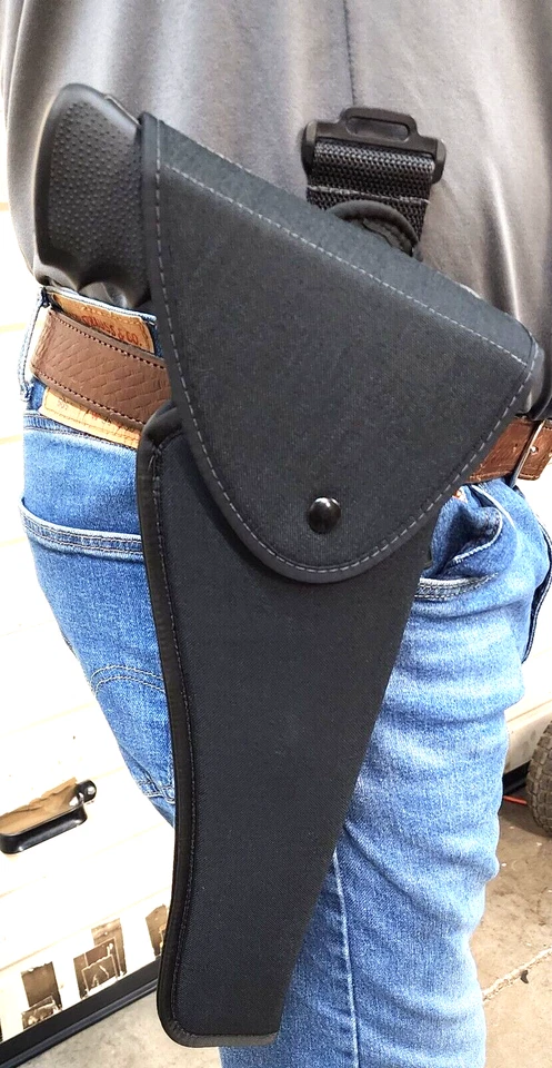 Uncle Mike's RH Black Bandolier & Hip size 13 Holster Thompson Center 14" 9313-1 - Image 3 of 4